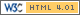 Valid HTML 4.01