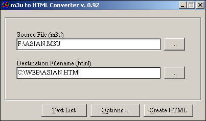 Converter Main Window